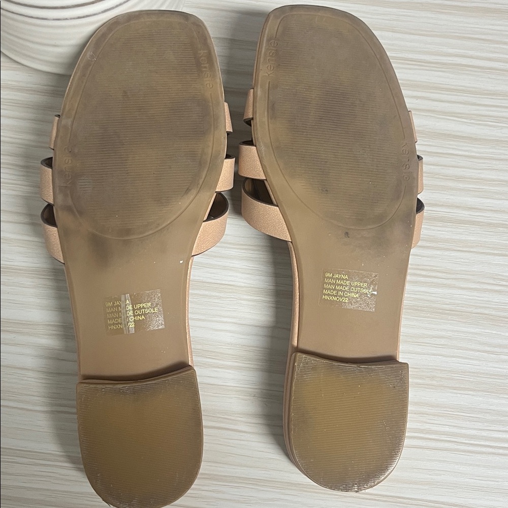 Kensie Women's Woven Tan Mules!! EUC!! - Picture 5 of 6